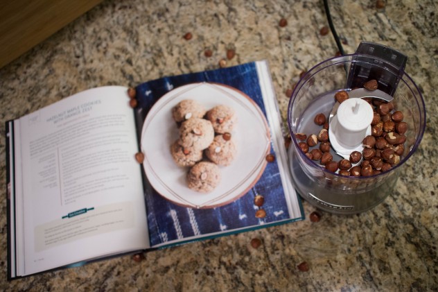 Hazelnut Maple Cookies with Orange Zest