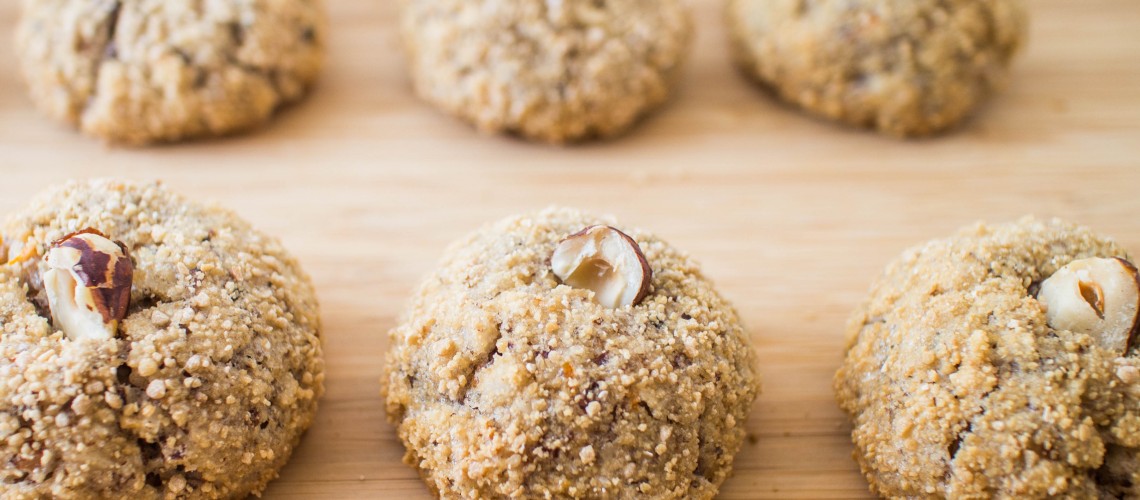 Hazelnut Maple Cookies with Orange Zest