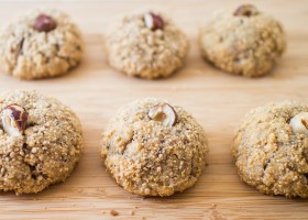Hazelnut Maple Cookies with Orange Zest