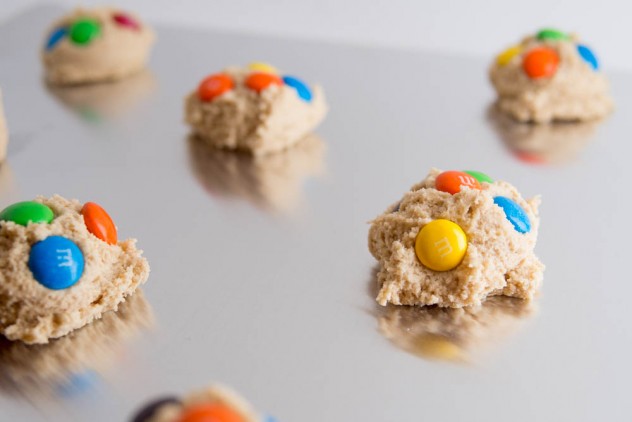 m&m cookie dough