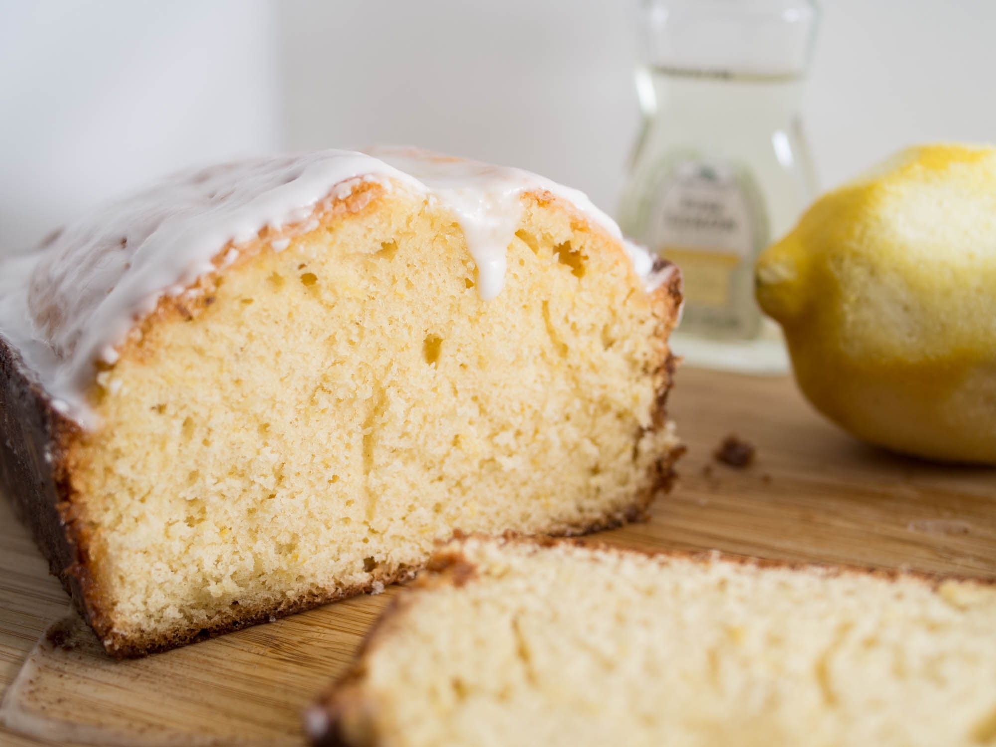 Iced Lemon Pound Cake