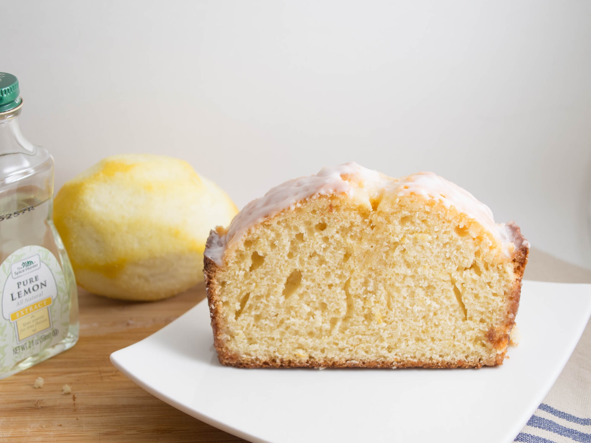 Iced Lemon Pound Cake