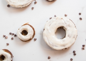 Peanut Butter Chocolate Banana Donut