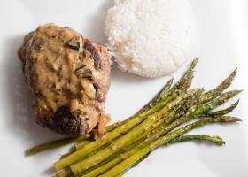 Sous Vide Steak au Poivre