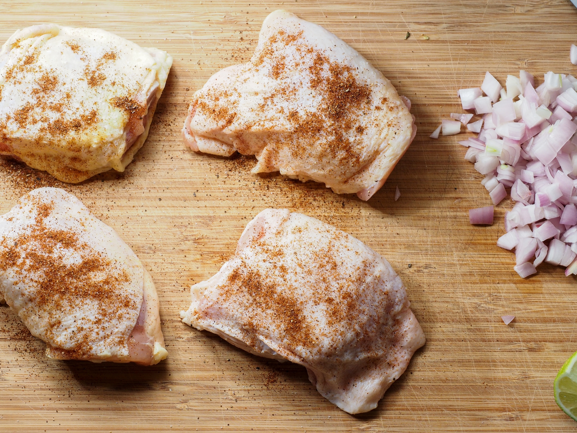 Spicy Coconut Braised Chicken Thighs