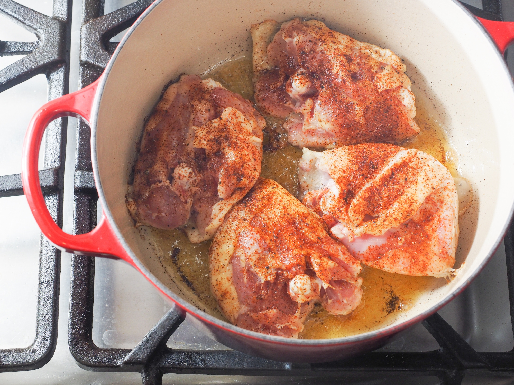 Spicy Coconut Braised Chicken Thighs